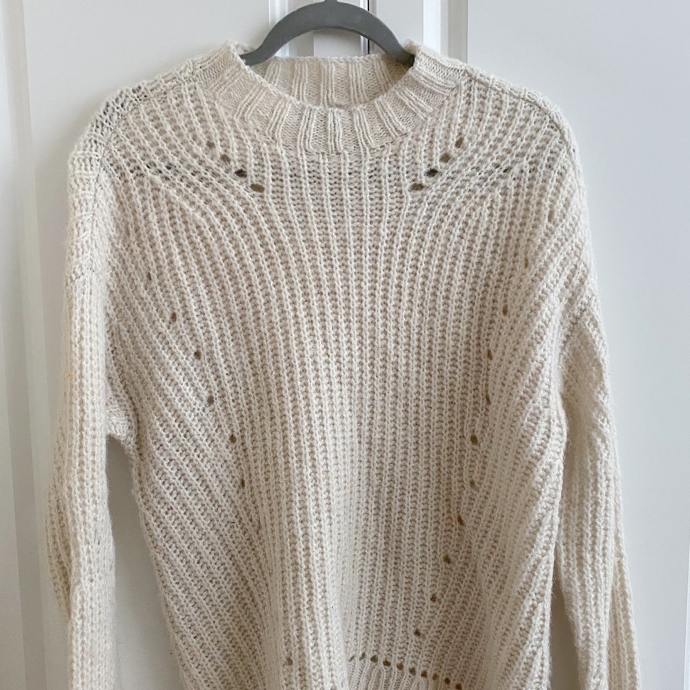 American Eagle Mock-Neck Knit Sweater